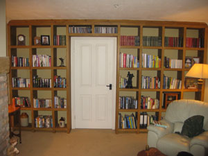 Oak bookcase Cheshire
